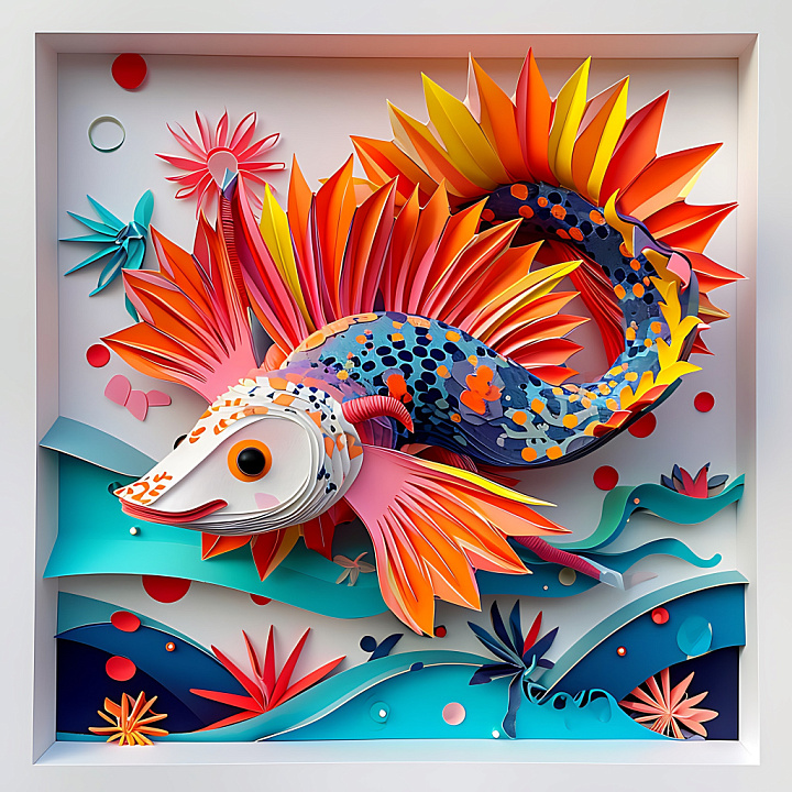 Featuring Vibrant Spotted Skin on Axolotl-Inspired Creature seamless PBR texture preview
