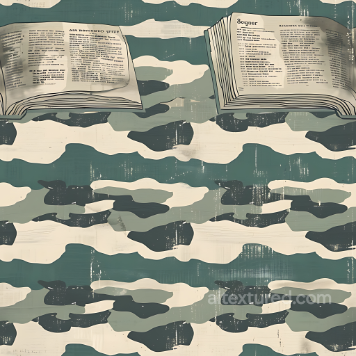 Arctic Camouflage PBR Texture with Smooth Organic Shapes and Muted Winter Tones seamless Color Camouflage PBR texture