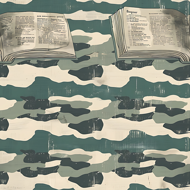 Arctic Camouflage with Smooth Organic Shapes and Muted Winter Tones seamless PBR texture preview