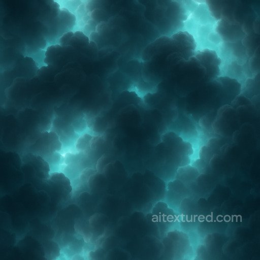 Glowing Storm Cloud Seamless Texture seamless Clouds PBR texture