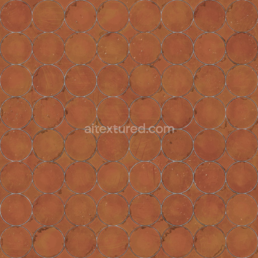 Archviz Floor Ground Substance Designer Terracotta Tiles — Seamless PBR Texture