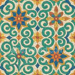 seamless Decorative Mosaic Tile Texture Seamless texture 8k free download PBR
