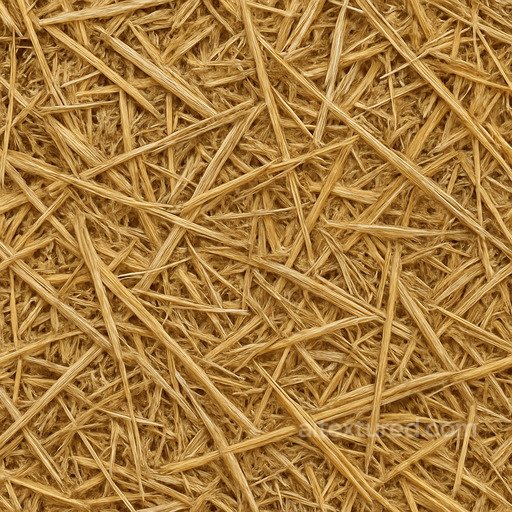 Loose Straw Seamless Texture seamless Hay-straw PBR texture
