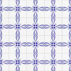 seamless Tile Seamless Pbr Texture Blue Pattern Decorative Ceramic Design Interior texture 8k free download PBR
