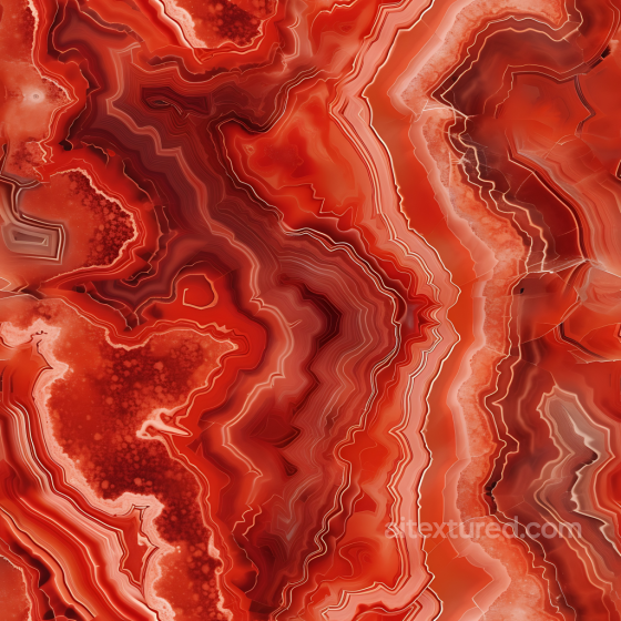 Red Agate Marble PBR Texture with Natural Layered Veins Marble texture preview
