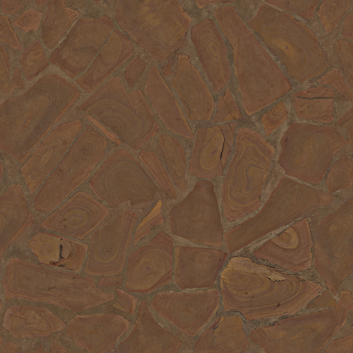 Slate Floor - Worn Slates Slate Floor Vintage Rustic seamless PBR texture preview