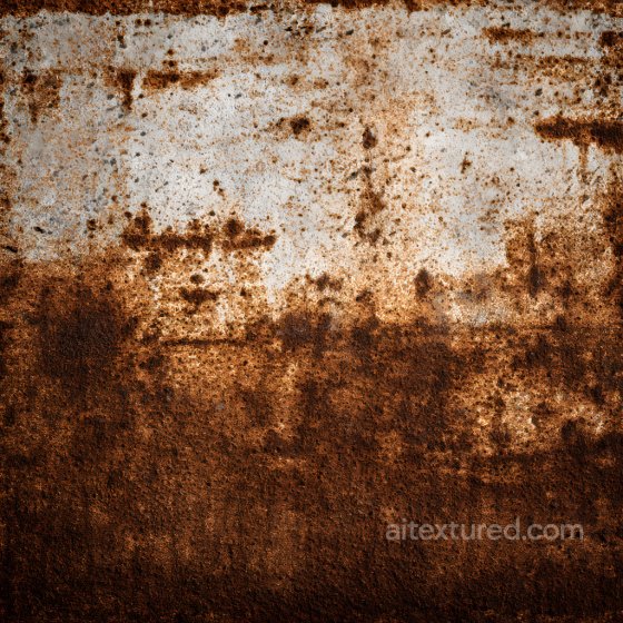 Rusty Cracked Metal PBR Texture with Corrosion and Rough Surface Rust texture preview