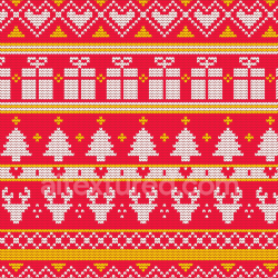 seamless Seamless 3D PBR Knitted Christmas Pattern Texture with Reindeer & Gifts texture 8k free download PBR
