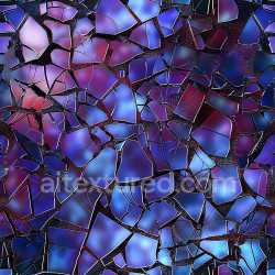 seamless Seamless 3D PBR Texture of Cracked Blue Glass Shards with Jagged Edges texture 8k free download PBR