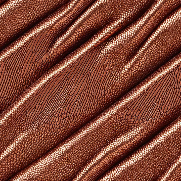 Metallic Crocodile Grain Leather with Glossy Finish seamless PBR texture preview