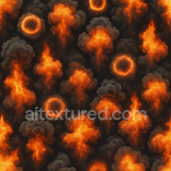seamless Seamless 3d texture of flash smoke and fire plume from sudden explosion in crisp 8k pbr quality texture 8k free download PBR