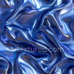 seamless Seamless 3D PBR Texture of Glossy Blue Satin Fabric with Smooth Wrinkles texture 8k free download PBR
