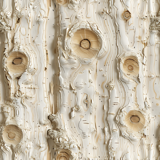 Bleached Pine Wood Texture Featuring Prominent Knots and Smooth Grain Wood texture preview