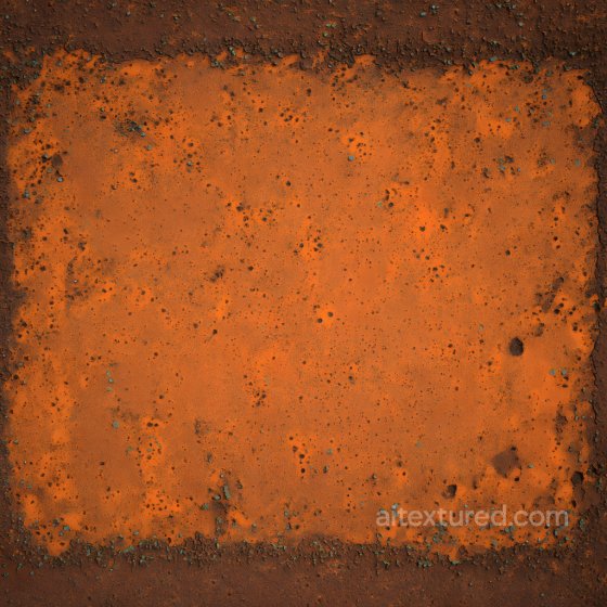Cracked Rusty Metal PBR Texture with Corrosion and Pitting Rust texture preview