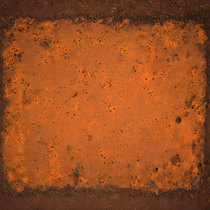 Cracked Rusty Metal with Corrosion and Pitting seamless PBR texture preview