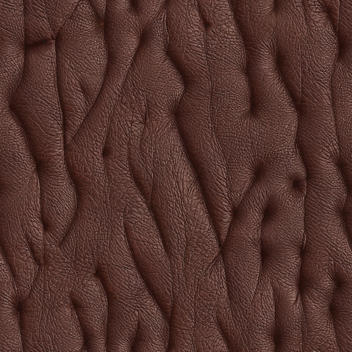 Wrinkled Brown Leather with Detailed Grain and Creases seamless PBR texture preview