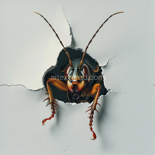 Seamless 3D Cracked and Holed Smooth Paint PBR Texture with Sharp Fractures and Chips