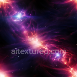 seamless Seamless 3D Space PBR Texture Featuring Vibrant Nebula Clouds and Starfield Glow texture 8k free download PBR
