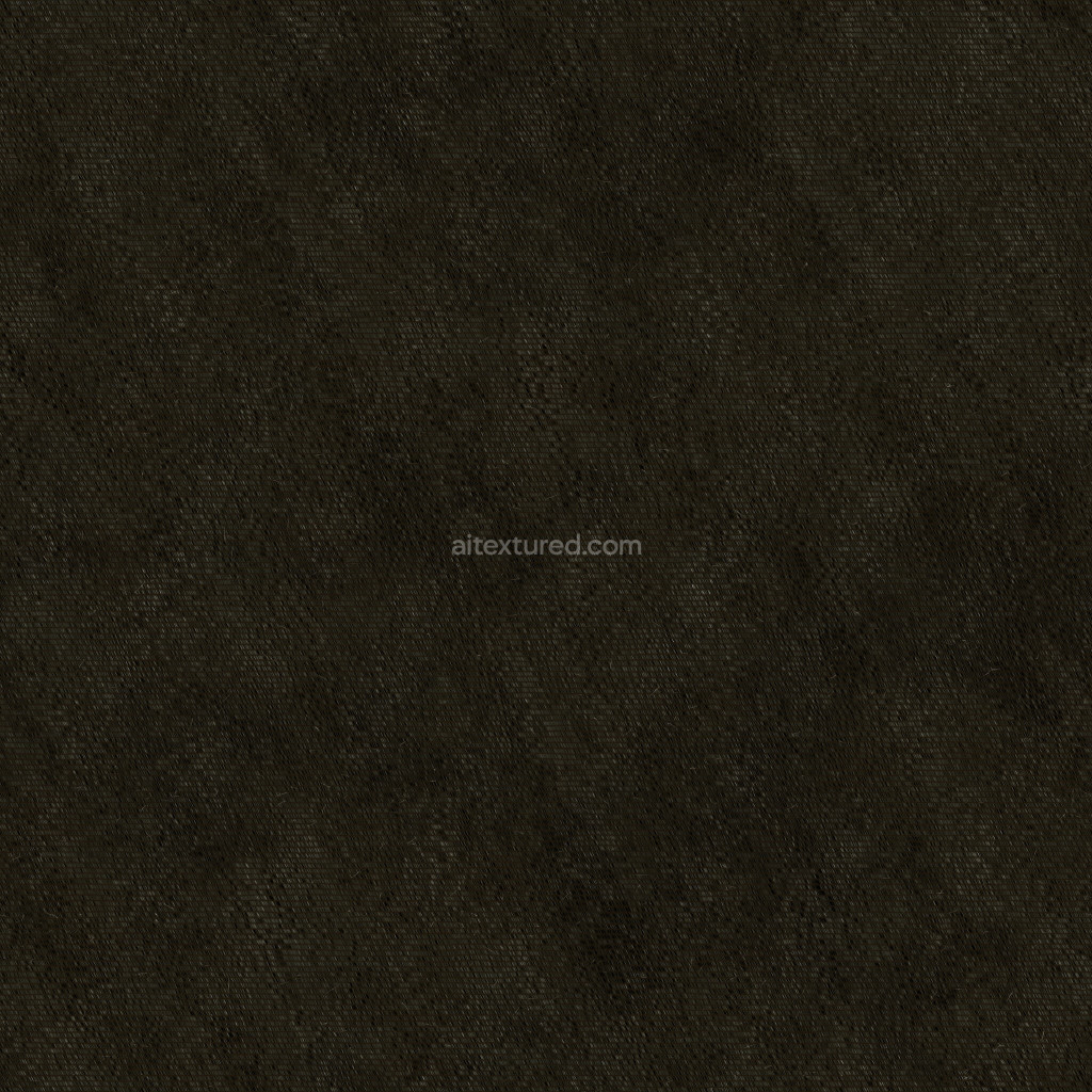 Seamless dark fabric PBR texture suitable for 3D models