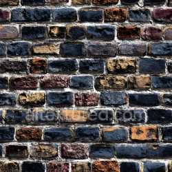 seamless Seamless 3D Cracked Painted Brick Wall PBR Texture with Multi-Colored Chipped Surfaces texture 8k free download PBR