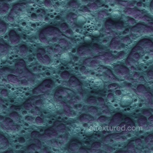 Alien Surface Seamless Texture seamless Sci-fi PBR texture