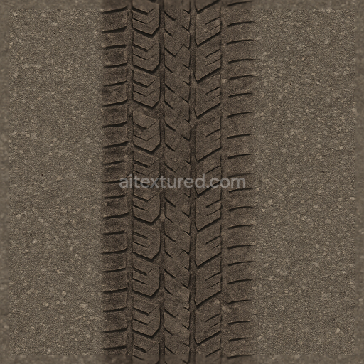 Seamless 3d texture pbr 8k asphalt tire print wet asphalt mark tire skid mark tire groove