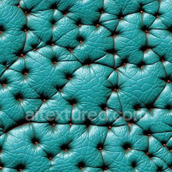seamless Seamless 3D PBR tufted cracked teal leather upholstery texture with buttoned quilting texture 8k free download PBR