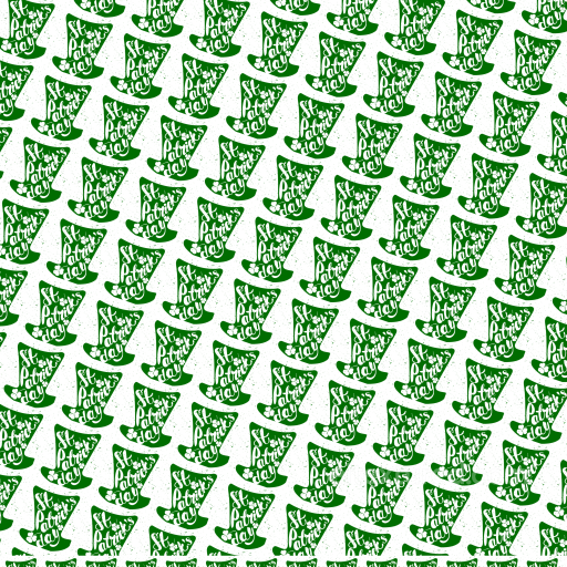 Featuring Green St Patrick Hats with Script Pattern seamless St patrick digital paper bundle PBR texture