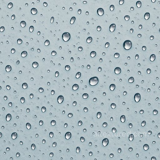 Natural Raindrop Seamless Texture seamless Water PBR texture