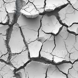 seamless Seamless 3D PBR cracked dry earth texture with jagged deep fractures and broken surface texture 8k free download PBR