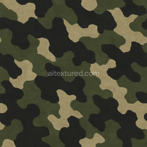 Seamless 3D Texture PBR 8K High Contrast Disruptive Pattern Camouflage