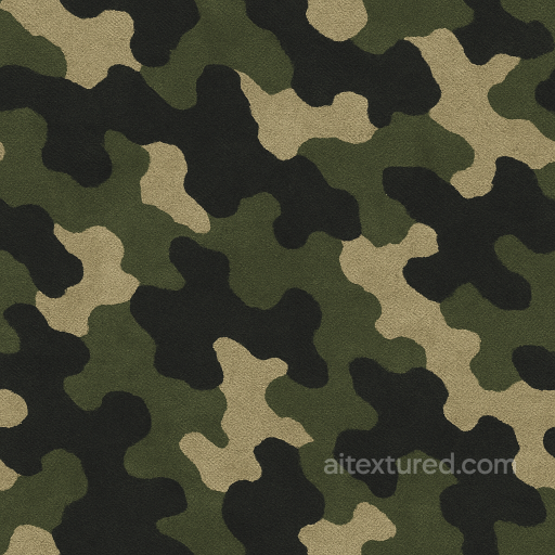 High Contrast Disruptive Pattern Camouflage seamless Color Camouflage PBR texture