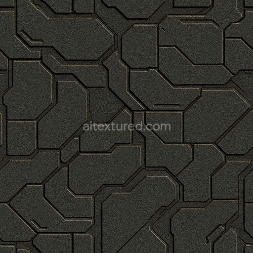 Coarse Futuristic Panel Texture Seamless 1024X1024