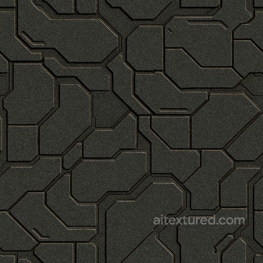 Coarse Futuristic Panel Seamless Texture seamless Sci-fi PBR texture
