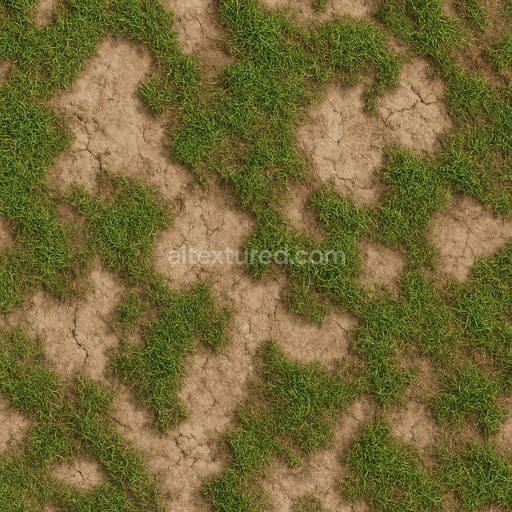 Eroded Grass Seamless Texture