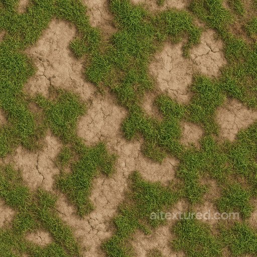 Eroded Grass Seamless Texture seamless Grass PBR texture