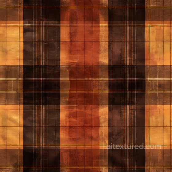 Plaid Fabric Texture with Warm Brown and Orange Tones Plaid texture preview