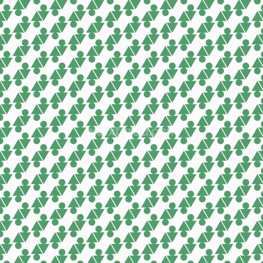 Seamless 3D PBR Texture with Repeating Green Geometric Pattern