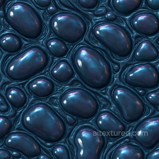 Shiny Alien Surface Seamless Texture seamless Sci-fi PBR texture