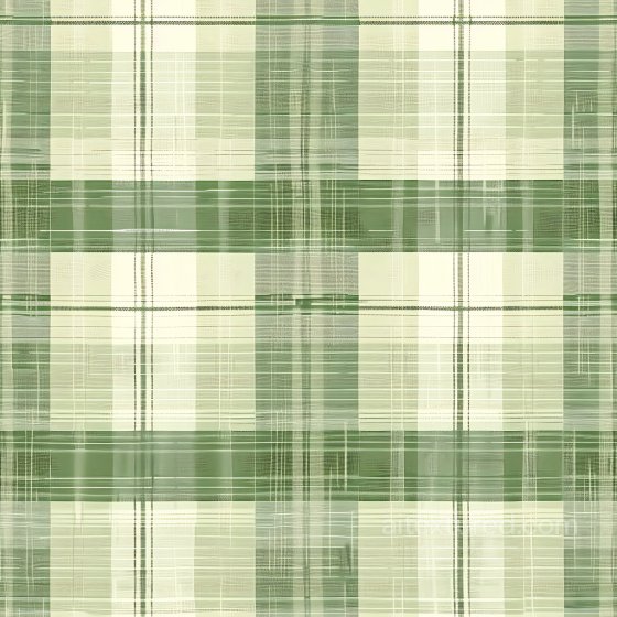 Light Green and Cream Plaid Fabric Seamless Texture with Fine Weave Lines Plaid texture preview