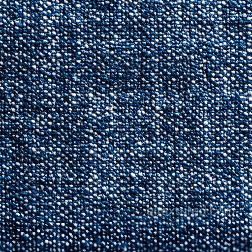 Cracked Denim Fabric PBR Texture with Blue and White Worn Fibers seamless Denim jeans PBR texture
