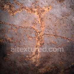 seamless Seamless 3D PBR rusty metal texture with detailed cracks and pitted corrosion texture 8k free download PBR