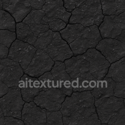 seamless Seamless 3d texture pbr 8k coal surface cracked dry deep black color texture 8k free download PBR