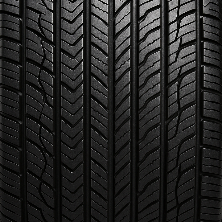 Shiny Tire Tread Rubber seamless PBR texture preview