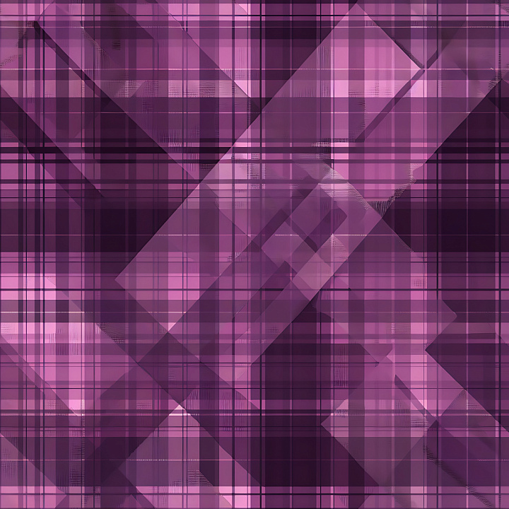 Plaid Patterned Metal in Dark Purple Shades seamless PBR texture preview