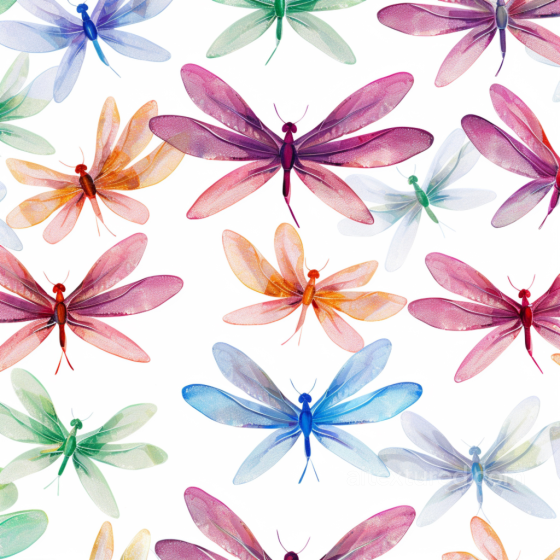 Featuring Colorful Translucent Dragonfly Wings Dragonfly texture preview