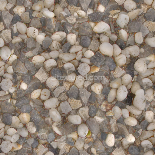 Archviz Dirt Floor Ground Pebbles Rocks Stone — Seamless PBR Texture