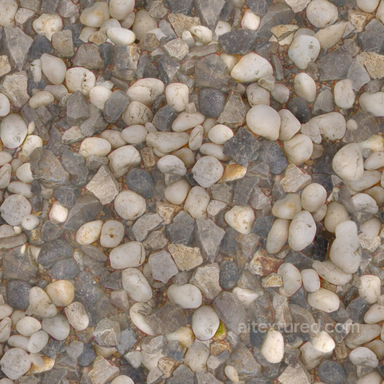 Archviz Dirt Floor Ground Pebbles Rocks Stone - Seamless PBR Texture Rock texture preview