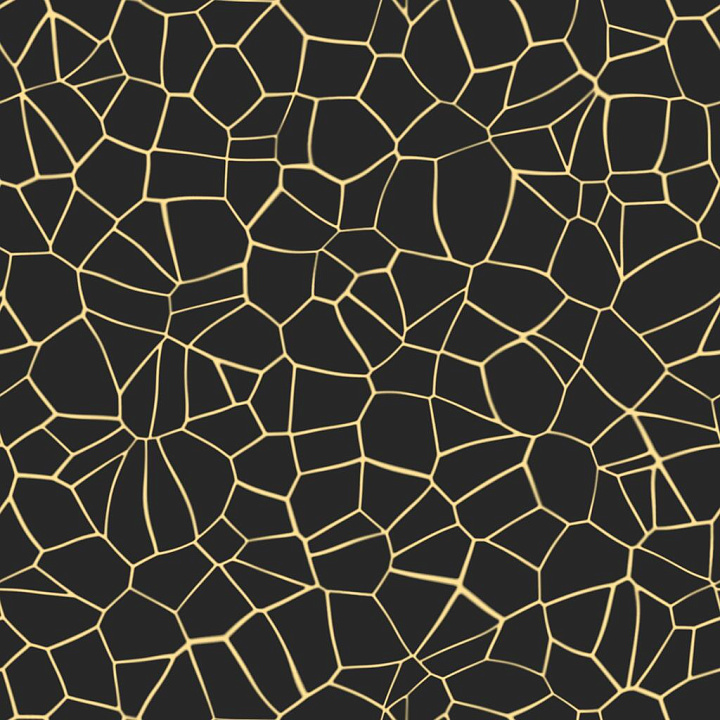 Black Wall with Golden Metallic Vein Network Pattern seamless PBR texture preview