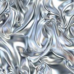 seamless Seamless 3D PBR Texture of Glossy Silver Fabric with Fine Wrinkle Detail texture 8k free download PBR
